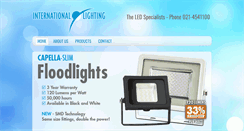Desktop Screenshot of internationallighting.ie
